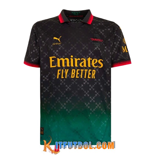 Nueva Camisetas De Futbol AC Milan Fourth Negro 2024/2025