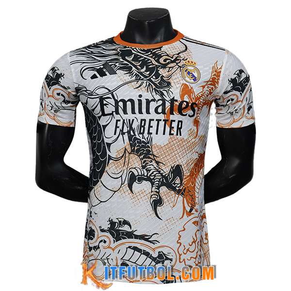 Camisetas De Futbol Real Madrid Special Edition Blanco/Naranja 2025/2026