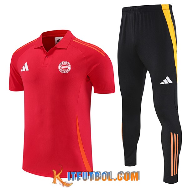 Camiseta Polo Bayern Munich Rojo 2025/2026