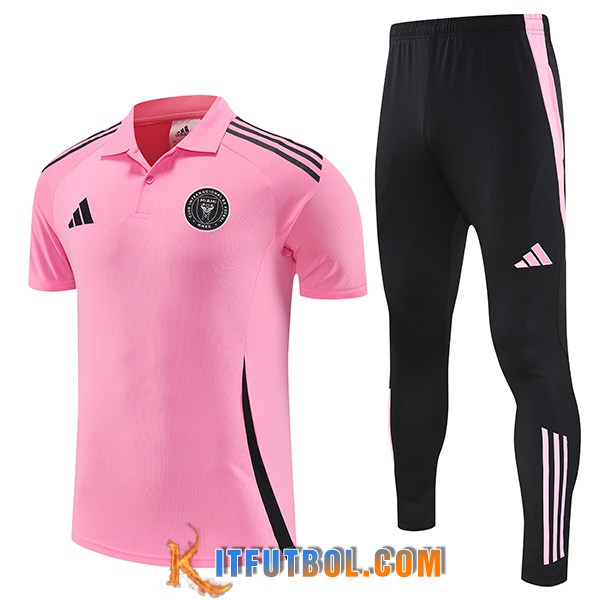 Camiseta Polo Inter Miami CF Rosa/Negro 2025/2026