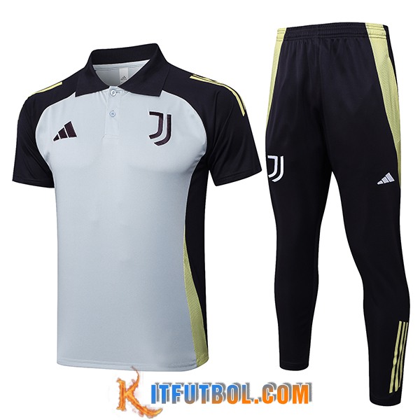 Camiseta Polo Juventus Gris/Negro 2025/2026