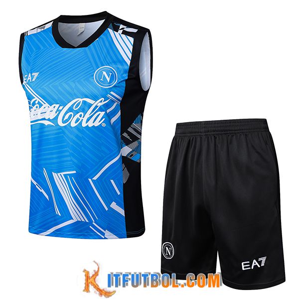 Camiseta Entrenamiento sin mangas SSC Napoli Azul 2025/2026