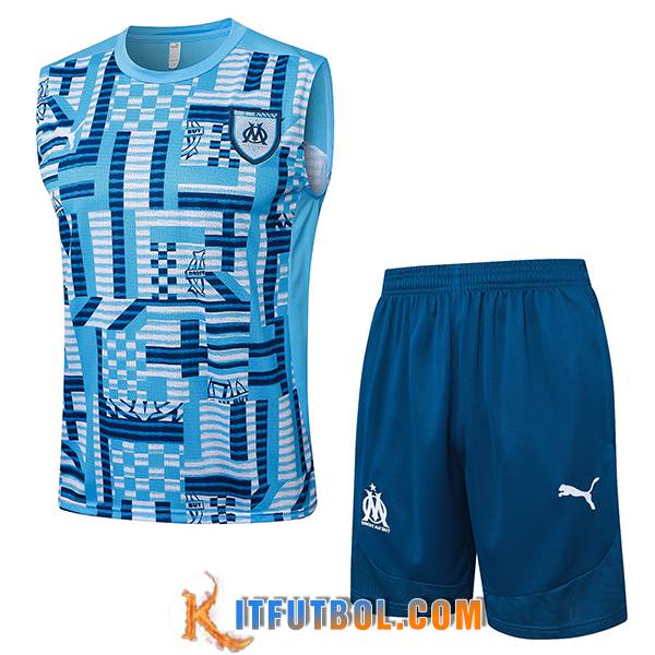Camiseta Entrenamiento sin mangas Marsella Azul 2025/2026
