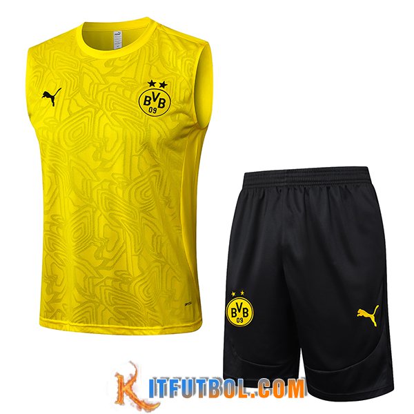 Camiseta Entrenamiento sin mangas Dortmund Amarillo 2025/2026