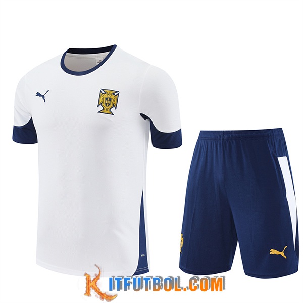 Camiseta Entrenamiento Portugal Blanco/Azul 2025/2026