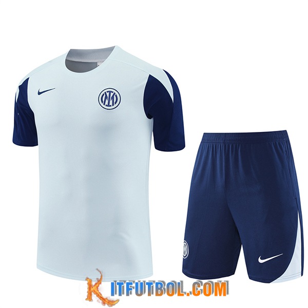Camiseta Entrenamiento Inter Milan Gris Claro 2025/2026