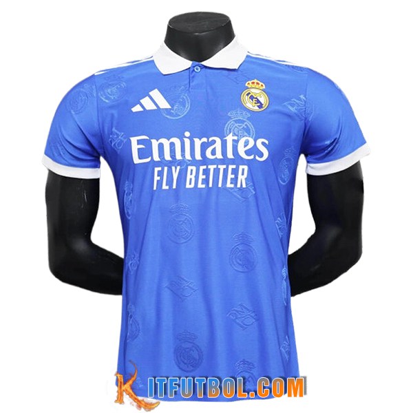 Camiseta Polo Real Madrid Azul 2025/2026