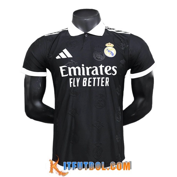 Camiseta Polo Real Madrid Negro 2025/2026