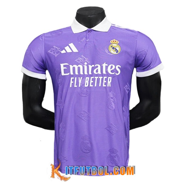 Camiseta Polo Real Madrid Violeta 2025/2026