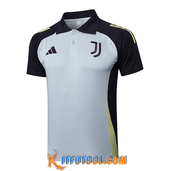 Camiseta Polo Juventus Gris/Negro 2025/2026