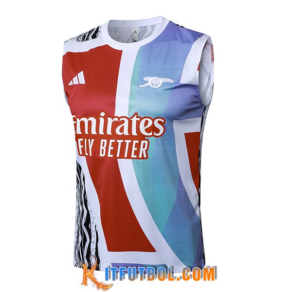 Chalecos De Futbol Arsenal Blanco/Azul/Rojo 2025/2026