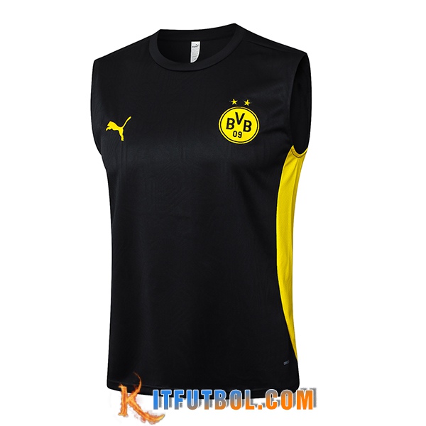 Chalecos De Futbol Dortmund Negro/Amarillo 2025/2026