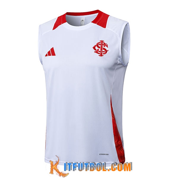 Chalecos De Futbol Internacional Blanco/Rojo 2025/2026