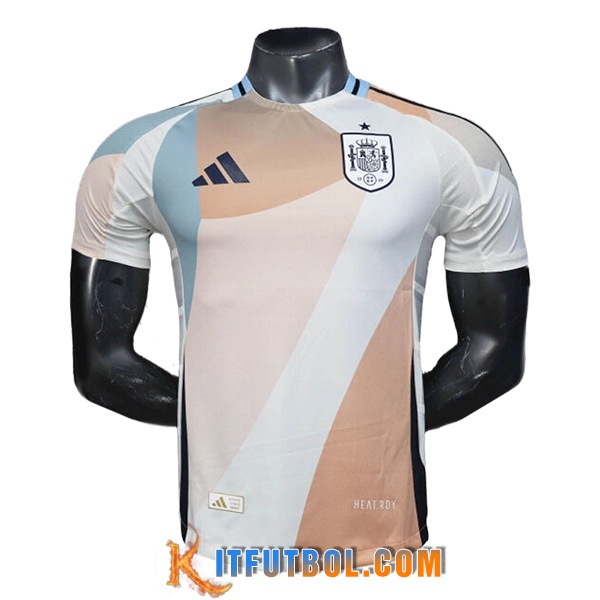 Camiseta Entrenamiento España Blanco/Naranja/Azul 2025/2026