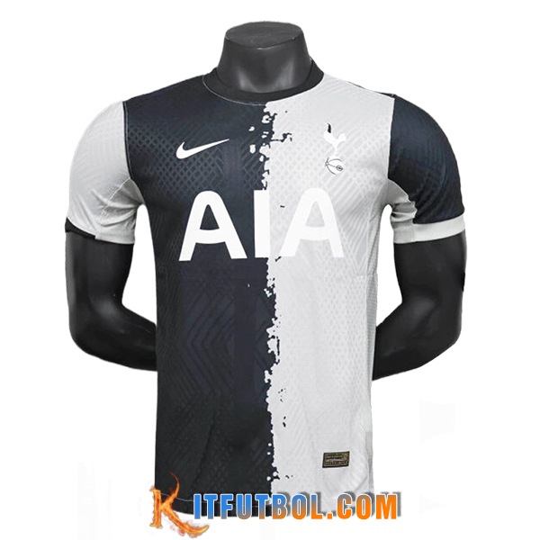 Camiseta Entrenamiento Tottenham Hotspur Negro/Blanco 2025/2026