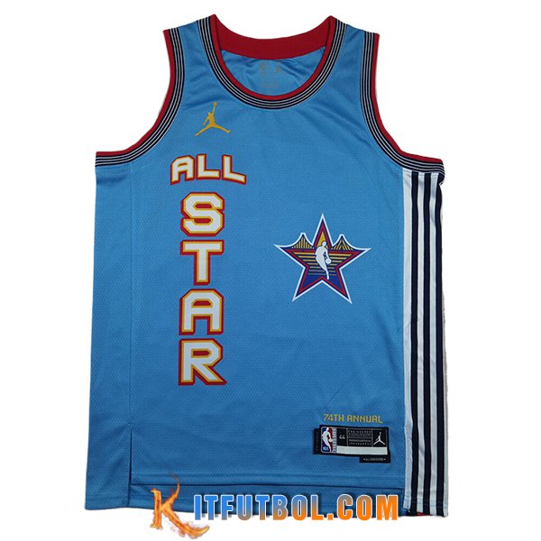 Camisetas NBA American All-Star (JAMES #23) 2024/25 Azul/Rojo