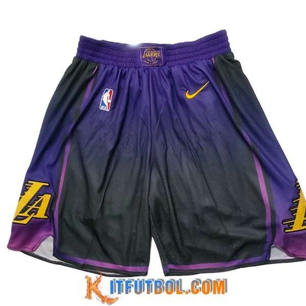 Cortos NBA Los Angeles Lakers 2025/26 Violeta/Negro