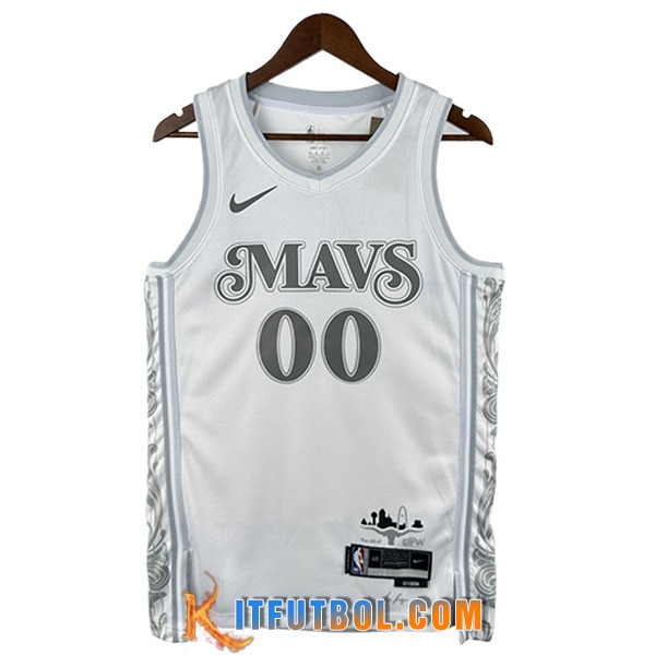 Camisetas NBA Dallas Mavericks (CHRISTIE #00) 2025/26 Blanco/Gris