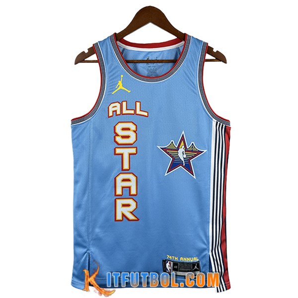 Camisetas NBA American All-Star (LILLARD #0) 2024/25 Azul/Rojo