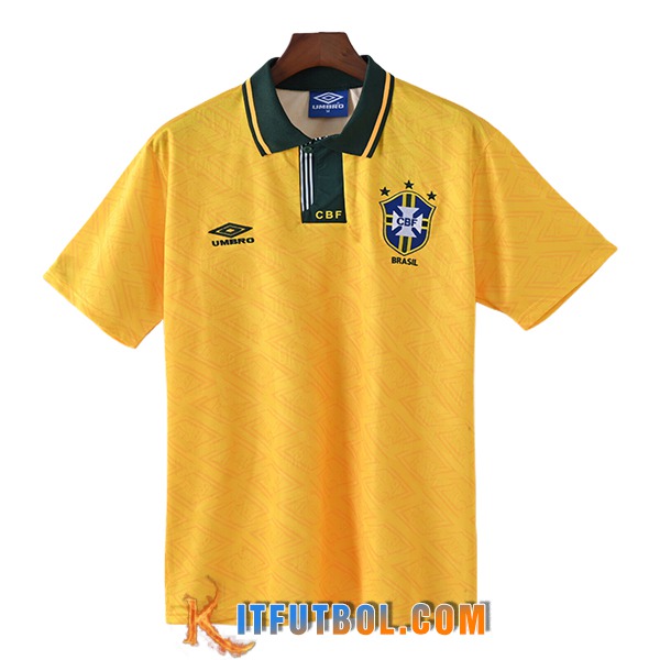Camisetas De Futbol Brasil Retro Primera 1991/1993