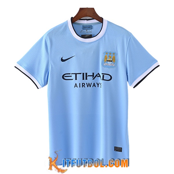 Camisetas De Futbol Manchester City Retro Primera 2013/2014