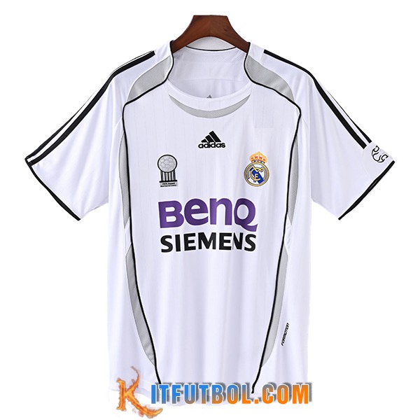 Camisetas De Futbol Real Madrid Retro Segunda 2006/2007