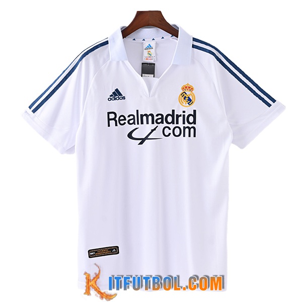 Camisetas De Futbol Real Madrid Retro Primera 2001/2002
