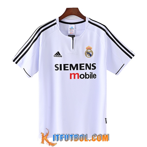 Camisetas De Futbol Real Madrid Retro Primera 2003/2004