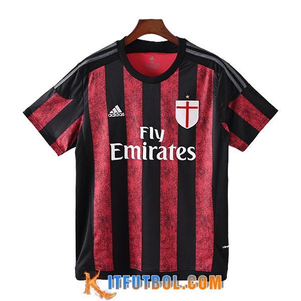 Camisetas De Futbol AC Milan Retro Primera 2015/2016