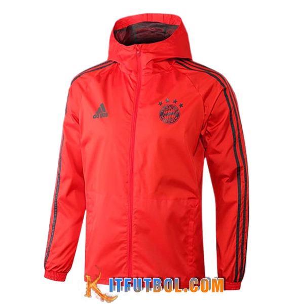 Rompevientos Bayern Munich Rojo/Negro 2025/2026
