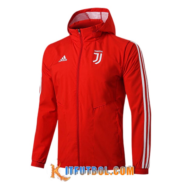 Rompevientos Juventus Rojo/Blanco 2025/2026