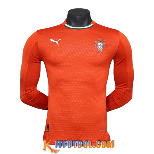 Nueva Camiseta Equipo Nacional Portugal Manga Largas Primera 2025/2026