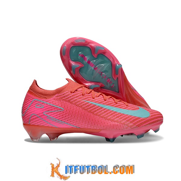Nike Botas De Fútbol AIR Zoom Mercurial Vapor 16 Elite XXV FG Rosa/Azul