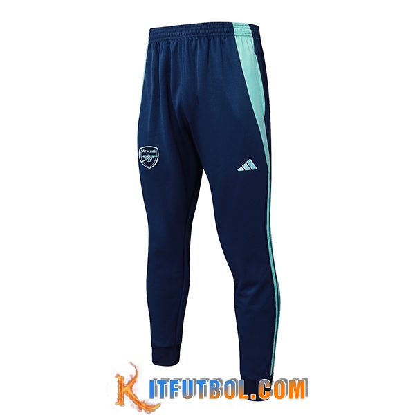 Pantalon Entrenamiento Arsenal Azul/Verde 2025/2026