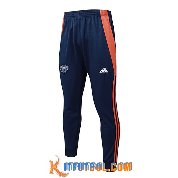 Pantalon Entrenamiento Manchester United azul real 2025/2026
