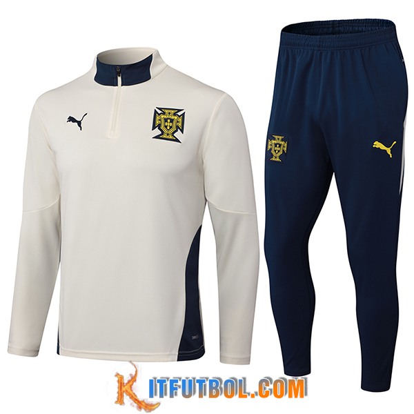 Chandal Equipos De Futbol Portugal Beige 2025/2026