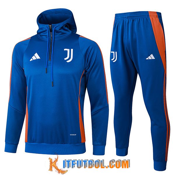 Chaqueta Con Capucha Chandal Juventus Azul/Naranja 2025/2026