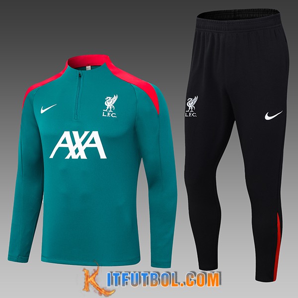 Chandal Equipos De Futbol FC Liverpool Ninos Verde/Rojo 2025/2026