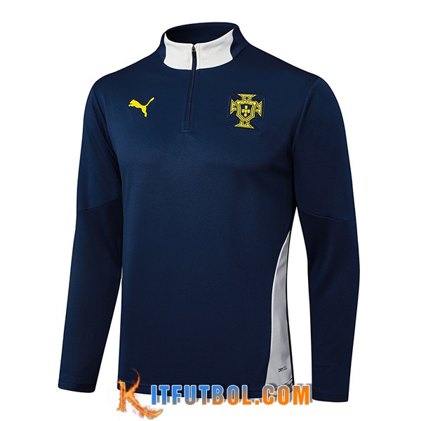 Sudadera De Entrenamiento Portugal azul real 2025/2026