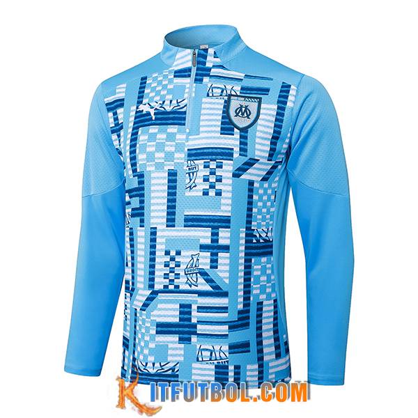 Sudadera De Entrenamiento Marsella Azul 2025/2026