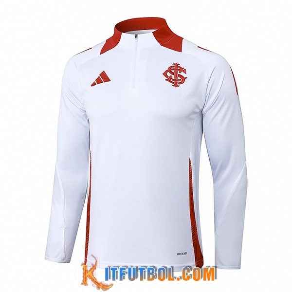 Sudadera De Entrenamiento SC Internacional Blanco/Rojo 2025/2026