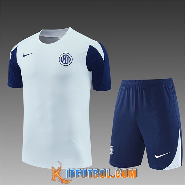 Camiseta Entrenamiento Inter Milan Ninos Gris Claro 2025/2026