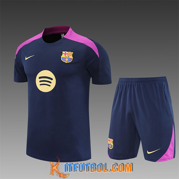 Camiseta Entrenamiento FC Barcelona Ninos azul real 2025/2026