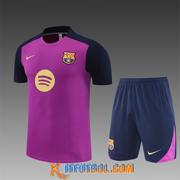 Camiseta Entrenamiento FC Barcelona Ninos Violeta 2025/2026
