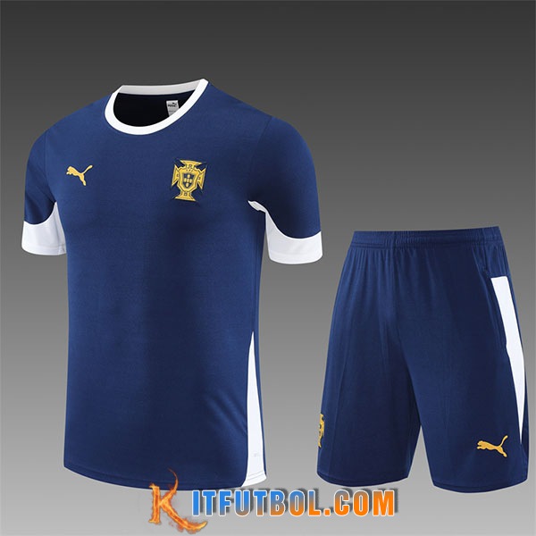 Camiseta Entrenamiento Portugal Ninos azul real 2025/2026