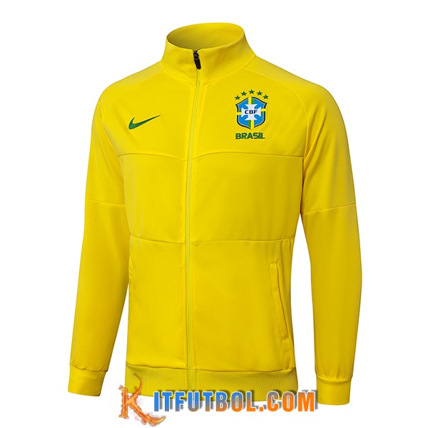 Chaquetas Futbol Brasil Amarillo 2025/2026