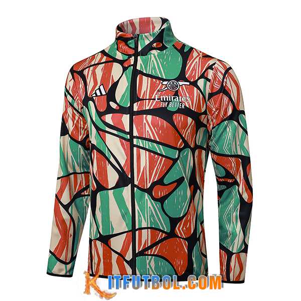 Chaquetas Futbol Arsenal Verde/Rojo/Amarillo 2025/2026