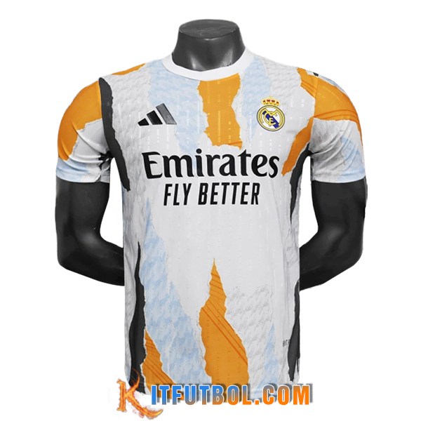 Camisetas De Futbol Real Madrid Special Edition Blanco/Naranja 2025/2026