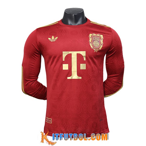 Nueva Camisetas De Futbol Bayern Munich 125th Anniversary Manga Largas 2024/2025