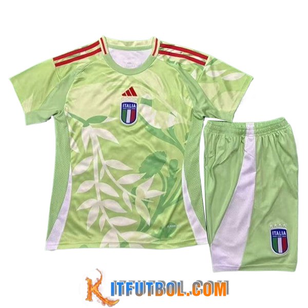 Camisetas De Futbol Italia Ninos Special Edition Verde 2025/2026